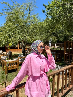 Güneş Desenli Eşarp Benetton