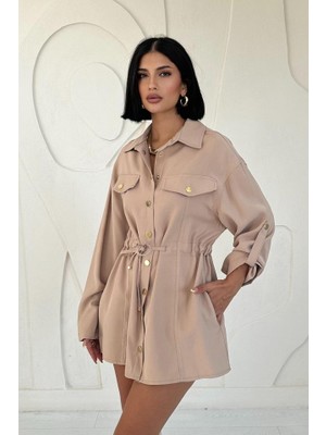 Vizon Çıtçıtlı Tünelli Gömlek