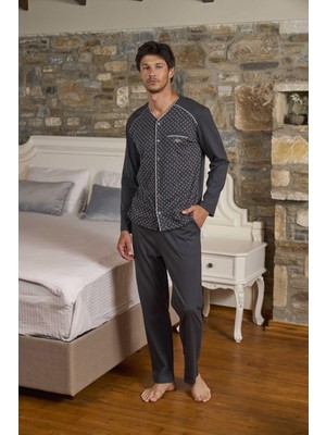 Cossy By Aqua Erkek Uzun Kollu Pijama Takımı 26166