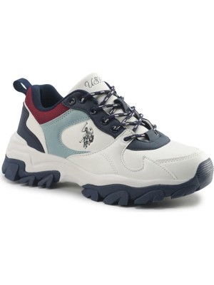 U.s. Polo 102021934 Tracky 5pr Beyaz Kadın Sneaker