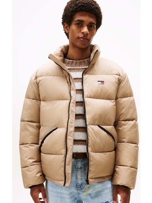Erkek Tjm Vail Puffer Mont - Bej