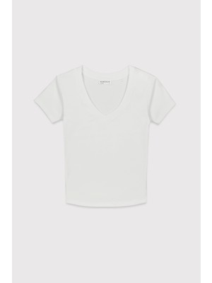 Babokah V Yaka Kısa Kol Üst