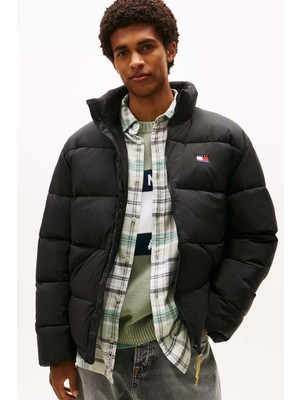 Erkek Tjm Vail Puffer Mont - Siyah