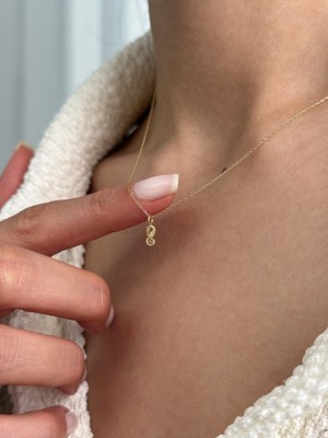 Deniz Atı 14 Ayar Altın Kolye