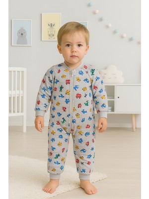 Özlem Bebe 1-16 Yaş Arası Ara Dolgu Alfabe Desenli Unisex Uyku Tulumu