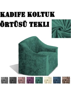StarMall Kadife Koltuk ,kanepe,çekyat Örtüsü,koltuk Kılıfı Tekli