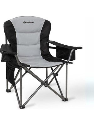 Kingcamp juniper Bel Destekli Ultra Konforlu Xl Kamp Sandalyesi Blk/grey
