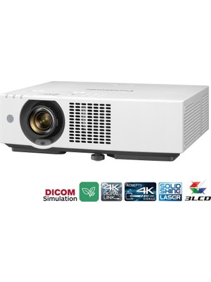 Panasonic PT-VMZ62 6500 Ansı Lumen 1920X1200 Çöz 5 Milyon Kontrast 4K Destek Lazer Projeksiyon Cihazı