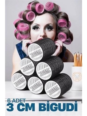 Turk 3 cm Bigudi 6 Li Paket