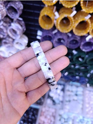 Aytaşı Bileklik Doğal Taş Bileklik Ay Taşı özel tasarım vip bileklik