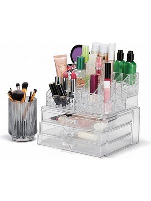 3 Çekmeceli Makyaj Düzenleyici Organizer Set