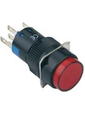 16MM Sinyal Lambaları Yuvarlak 2p LED Voltajı 10V~24V ve 220V Sarı