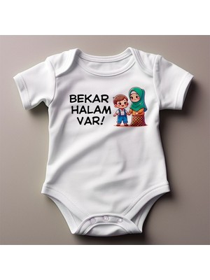 Bekar Halam Var Yazılı Baskılı Zıbın