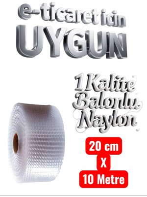 Hbnc 20CM x 10 Metre Yüksek Kalite Kalın Balonlu Naylon Patpat
