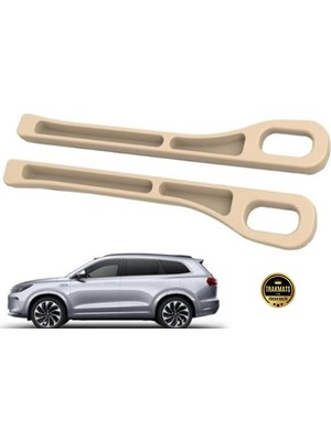 Hyundai Tucson Usa 2021-2022-2023-2024-2025 Araba Koltuk Arası Boşluk,doldurucu Organizer, Iki Adet Bej Araç Içi,düzenleyici