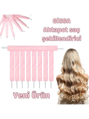 Gissa Isı Yok – Kırılma Yok! Ahtapot Saç Şekillendirici (Pembe)