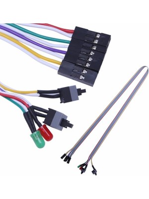 Powermaster PM-14367 Bilgisayar Pc Kasa Kablosu 65CM (Power Led, HDD Led, Reset Sw, Power Sw)