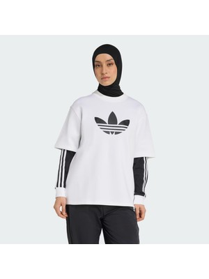 Adidas Originals JV7226 ADICOLOR SPACER OVERSIZED TREFOIL TİŞÖRT