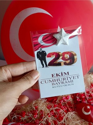 29 Ekim Cumhuriyet Bayramı 23 Nisan Çocuk Bayramı 20 Adet Tohumlu Kart