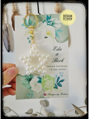 20 Adet Söz Hediyeliği,nişan Hatırası,  Nikah Töreni Hediyeliği, Yıldız Anahtarlık