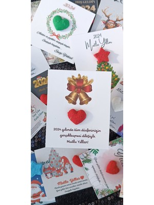 Tohumlu Kart 50 Adet Yeni Yıl Noel Yılbaşı