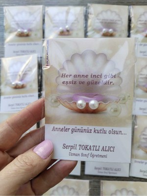 Anneler Günü Hediyelik Inci Küpe (16 Adet)