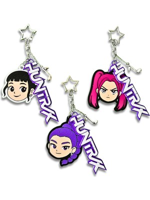 Kpop Demon Hunters / Huntrix 3'lü Set Anahtarlık