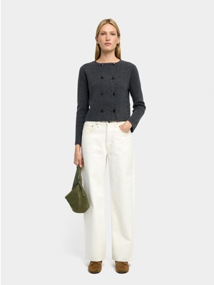 Çift Sıra Düğmeli Hırka