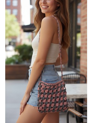 Mağazanisan El Örmesi Kağıt Ip Çanta