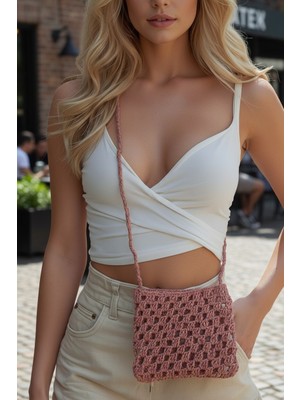 Mağazanisan El Örmesi Kağıt Ip Çanta