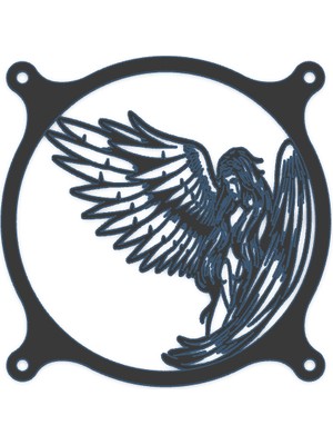 AYZPLUS3D 120MM Pc Kasa Fanı Koruyucu Melek