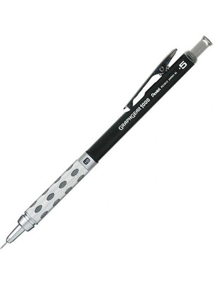 Pentel Çizim Kalemi Metal Gövde Gizli Uç Teknik Çizim ve Yazı Için Versatil 0.5 mm PG1015C-AX