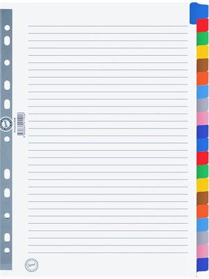 Serve Seperatör 20 Renkli A4 SV-5526/K