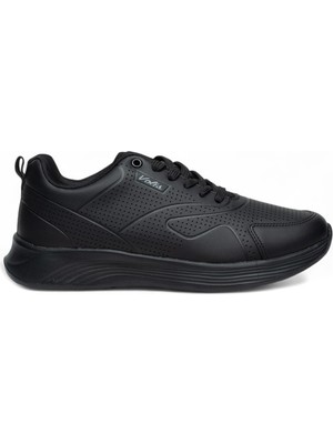 Volis Siyah Memory Foam Taban Günlük Bağcıklı Erkek Sneaker Ayakkabı (36-45)