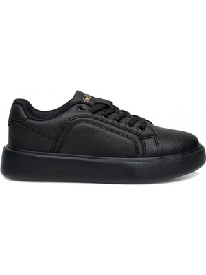 Volis Siyah Memory Foam Taban Günlük Bağcıklı Erkek Sneaker Ayakkabı