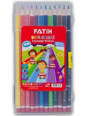 Fatih 12 Renk 33430 Jumbo Kuru Boya Çantalı Renkli Kalem Seti Eğlenceli Tasarım ve Kullanım Kolaylığı