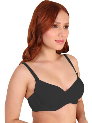 Siyah Mı 190B Pedli Balenli Sütyen