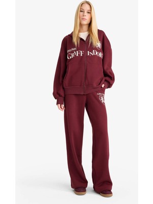 DeFacto Harry Potter Wide Leg Beli Bağcıklı Eşofman Altı F8945AX25AU