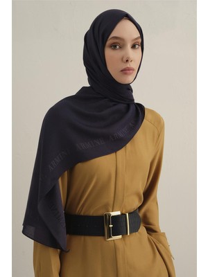 Logo Bordürlü Pamuk Ipek Şal 1  02