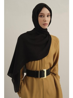 Logo Bordürlü Pamuk Ipek Şal 1  01