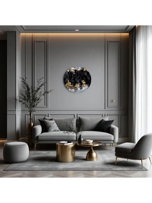 Cozy Co:temperli Cam Daire Tablo, Cam Tablo, Uv Baskı, CTT021