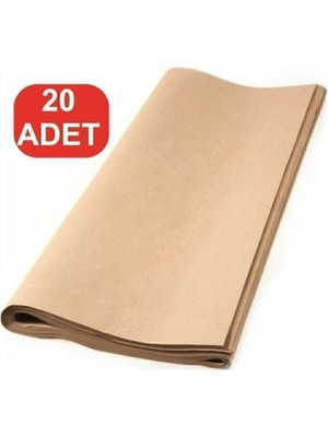Kraft Kağıt 20 Adet 100 X140 cm Ambalaj ve Çeyiz Tabak Eşya Paketleme Kağıdı