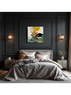 Cozy Co:temperli Cam Kare Tablo, Cam Tablo, Uv Baskı, CTT024