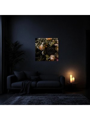 Cozy Co:temperli Cam Kare Tablo, Cam Tablo, Uv Baskı, CTT025