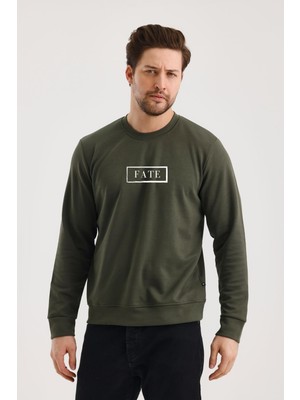 Yakamor Unısex Baskılı Sıfır Yaka Sweat