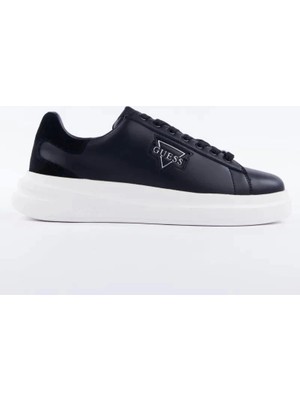 Guess Elban Erkek Siyah Deri Sneaker FMFBANLEL12-BLACK