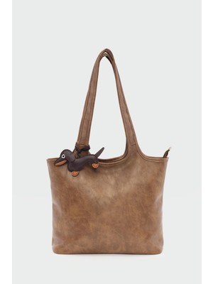 Cause Charmlı Omuz Çanta Vizon