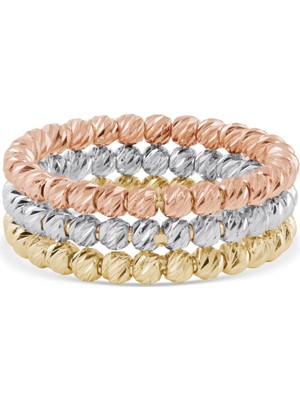 Dorika Tamtur Üç Renk Yüzük