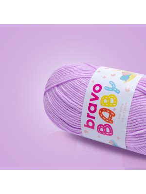 Baby Tüylenmez ( Anti Pilling ) Bebek Yünü 100 gr 250 Metre (Renk Kodu: 610) Lila