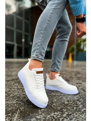 Crew Premium Triko Rahat Erkek Spor Ayakkabı Beyaz